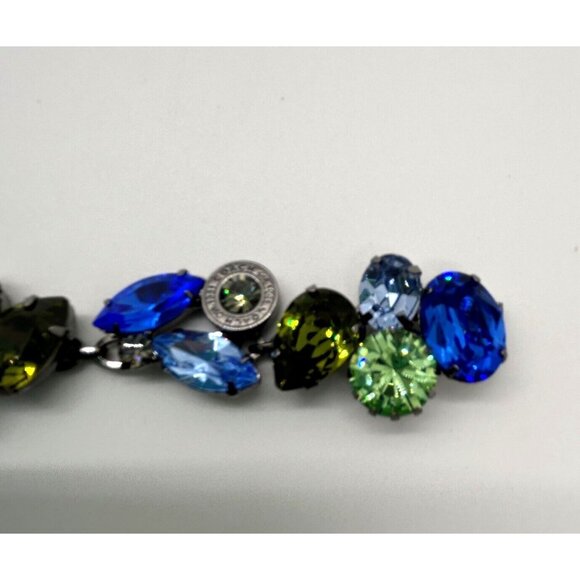 Coach Swarovski Crystals Bracelet Michelle Trachtenberg Multicolor Beads 7 In - Picture 9 of 16